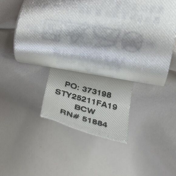 Patagonia Jacket Womens Medium White Las Gatos Fleece Lined Full Zip Winter - Picture 7 of 10